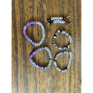 taylor swift friendship bracelets 4 +‎ Bonus EARRINGS!